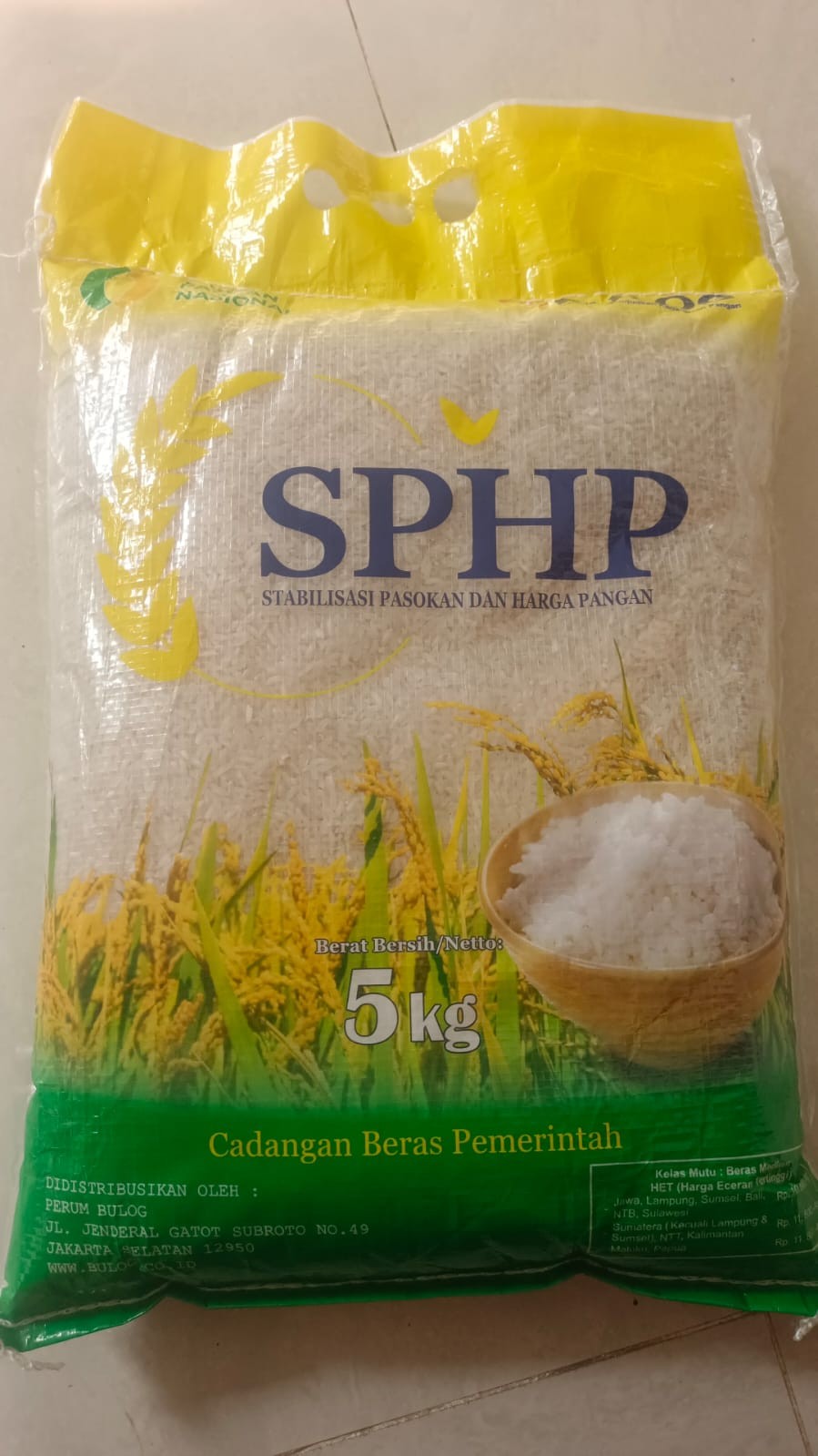 produk Beras sphp