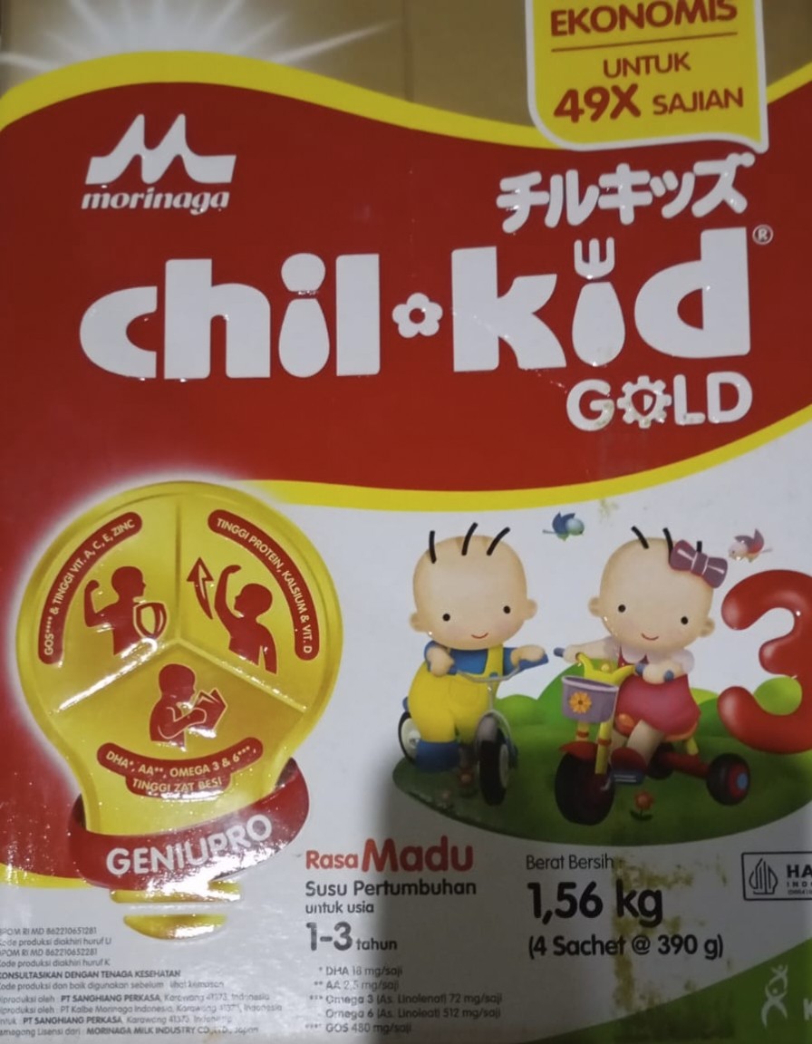 produk Susu chil kid gold