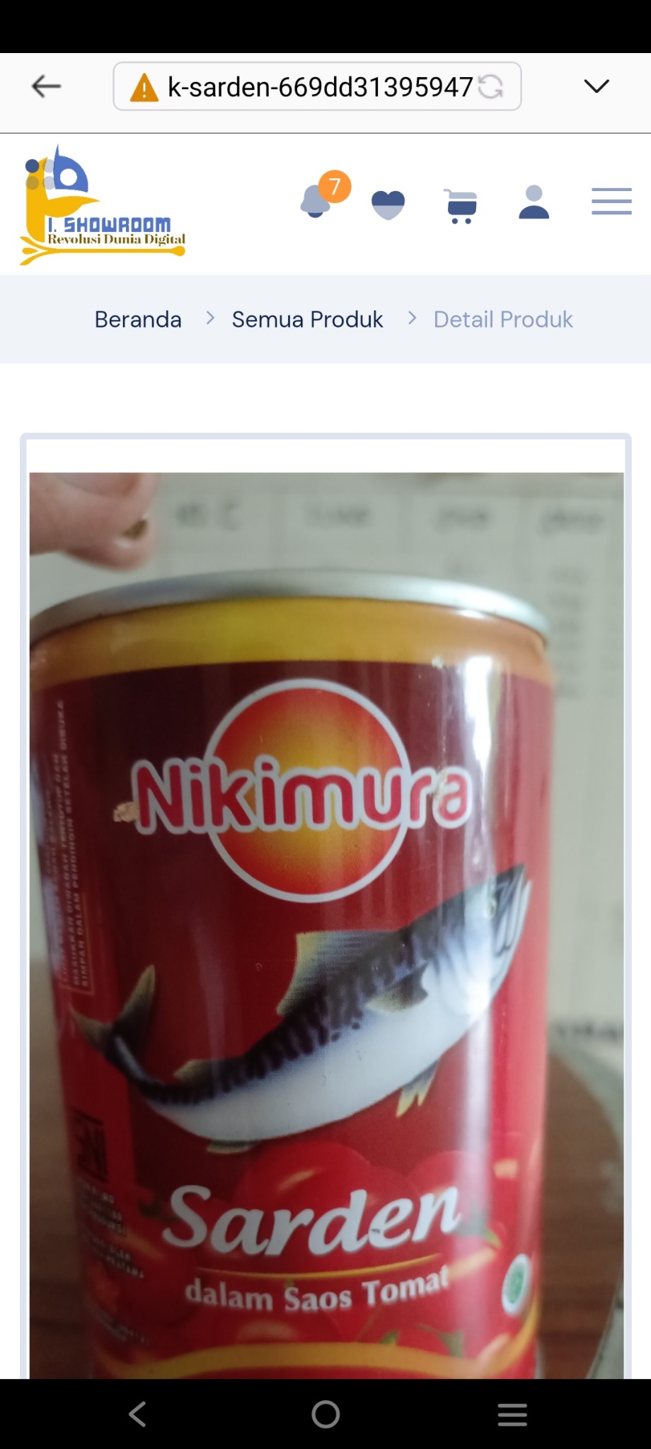 produk Sardines Nikimura