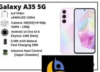 produk Galaxy A35 5G RAM 8/256