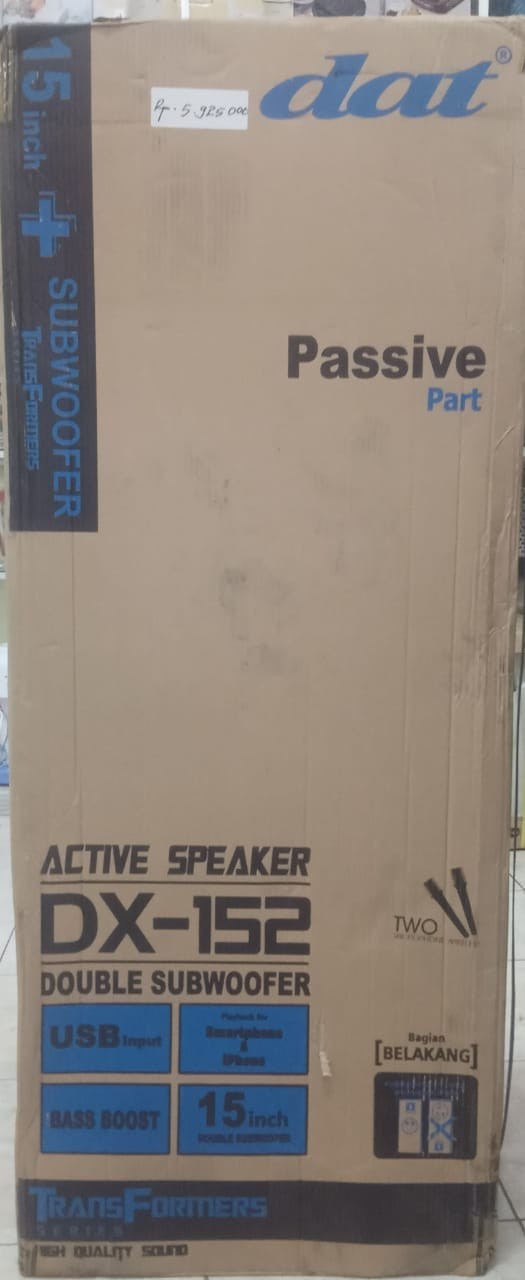 produk Dat speaker aktif dx 152