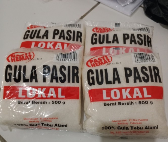 produk Gula pasir lokal