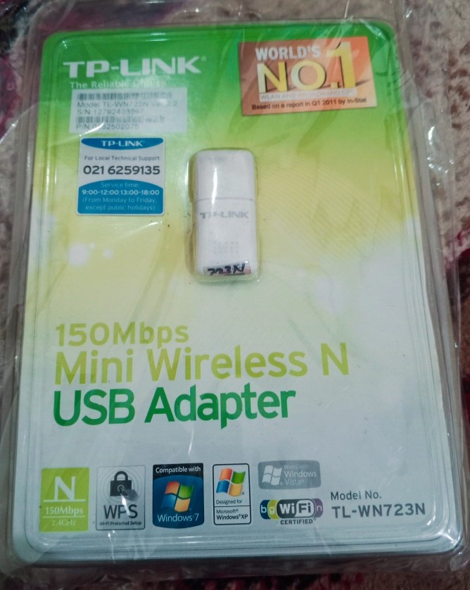 produk Mini wireles USB TP Link