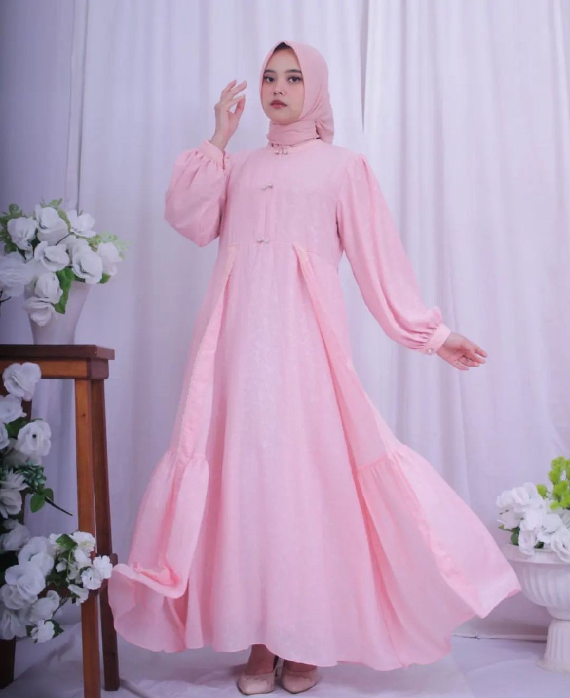 produk Zharo polos dress