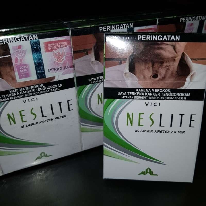 produk Neslite menthol 16 batang