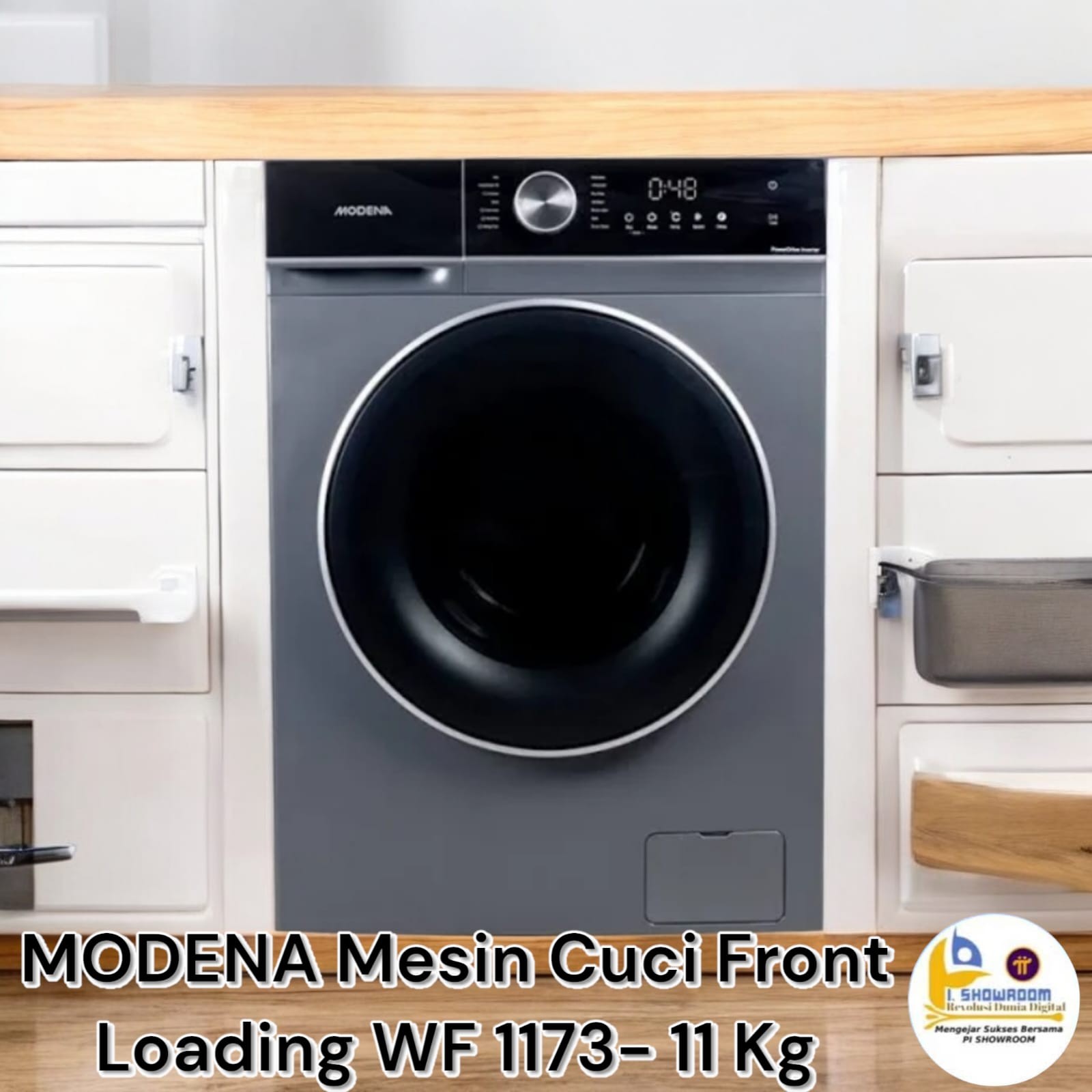 produk Mesin Cuci MODENA Front Loading WF 1137 - 11 Kg