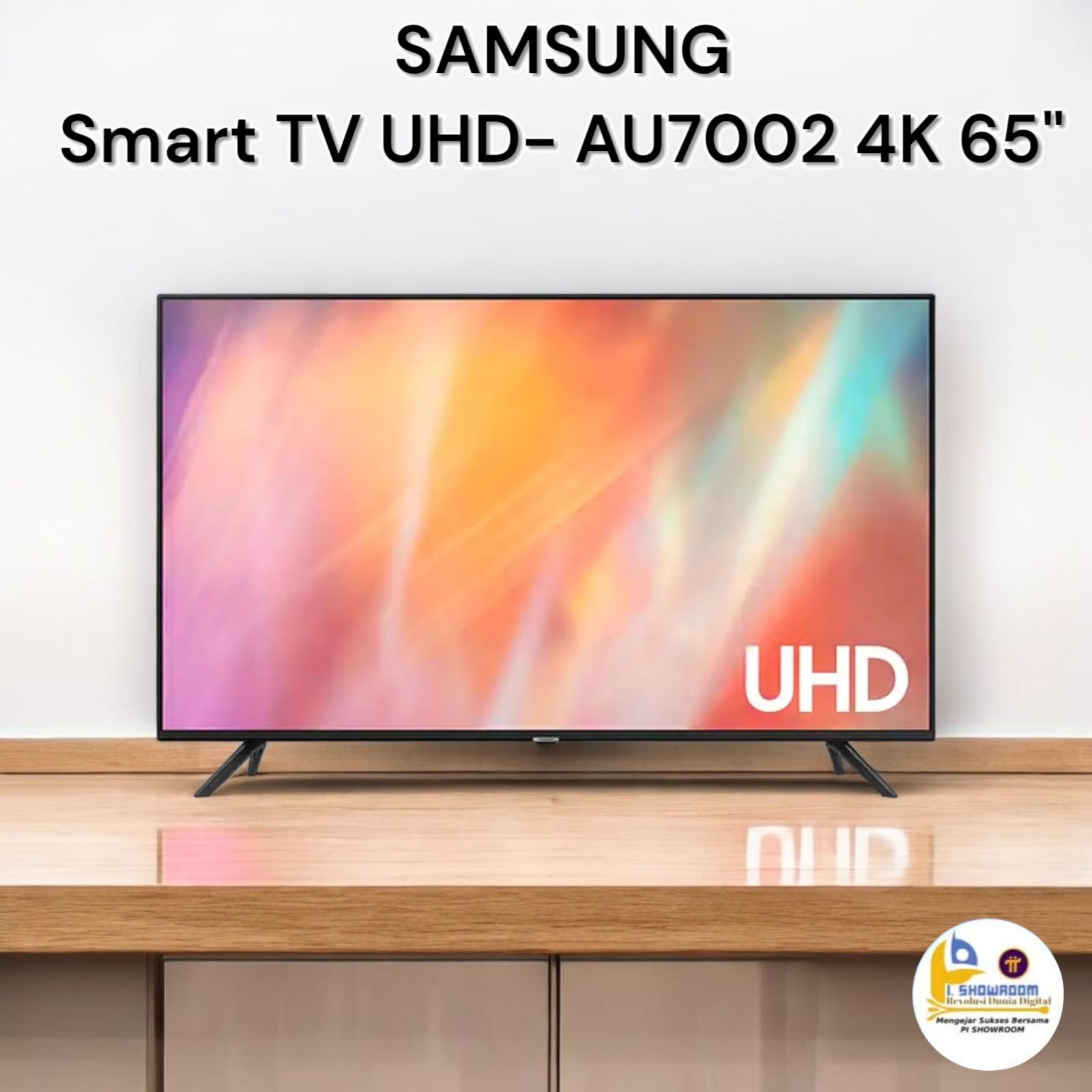 produk TV Samsung Smart UHD- AU7002 4 K 65"