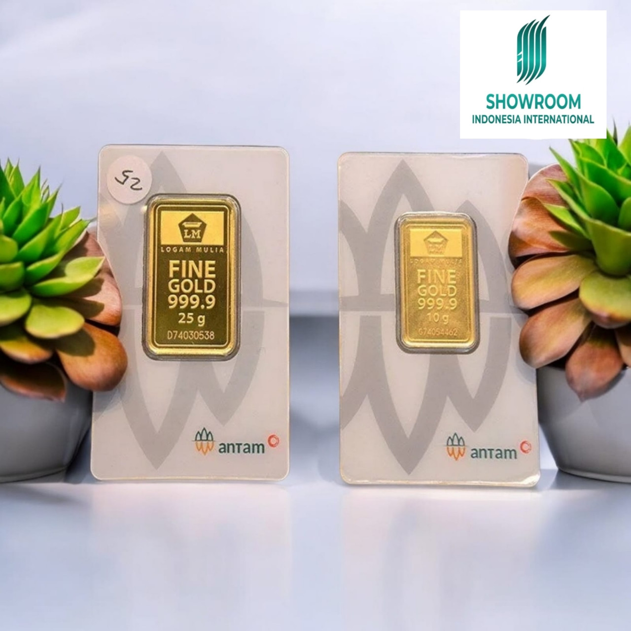 produk LOGAM MULIA EMAS 25 GRAM Sertifikat Resmi