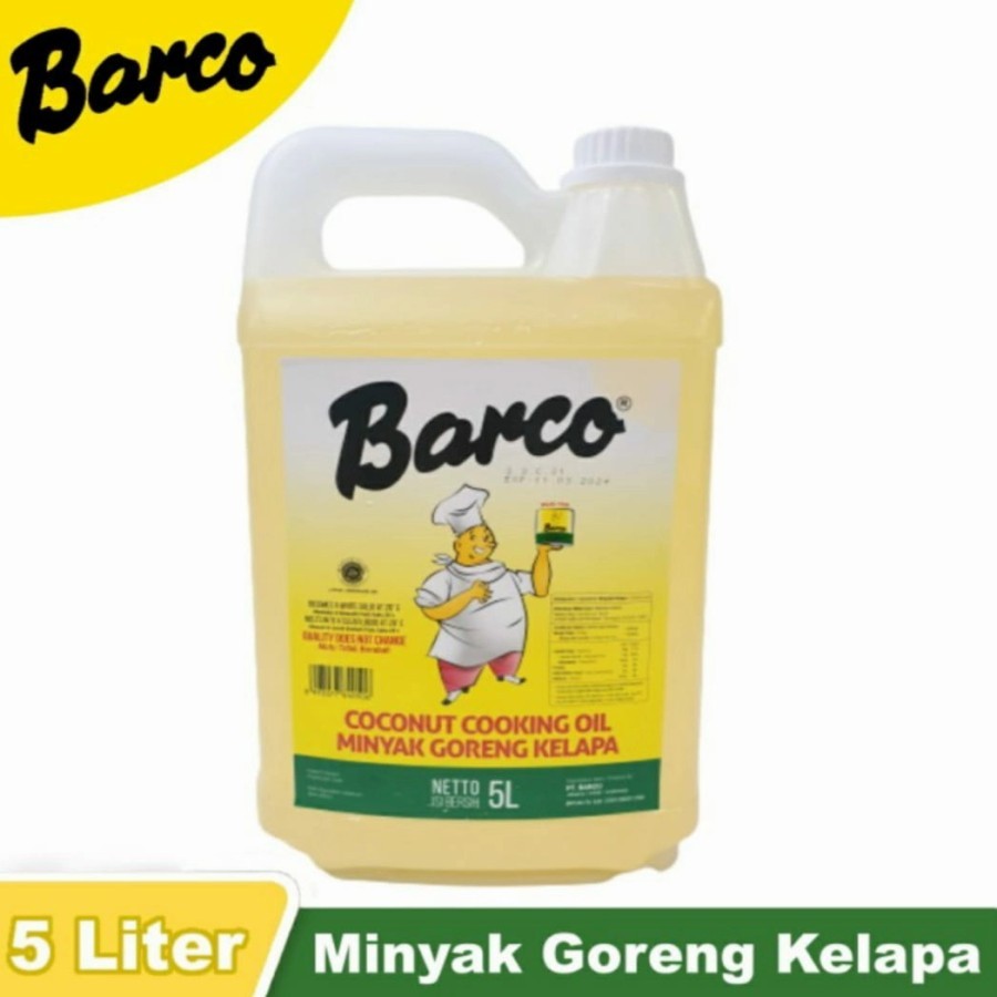 produk Minyak goreng kelapa barco 5liter jeringen