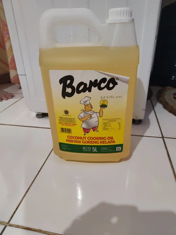 produk Minyak goreng kelapa barco 5liter jeringen