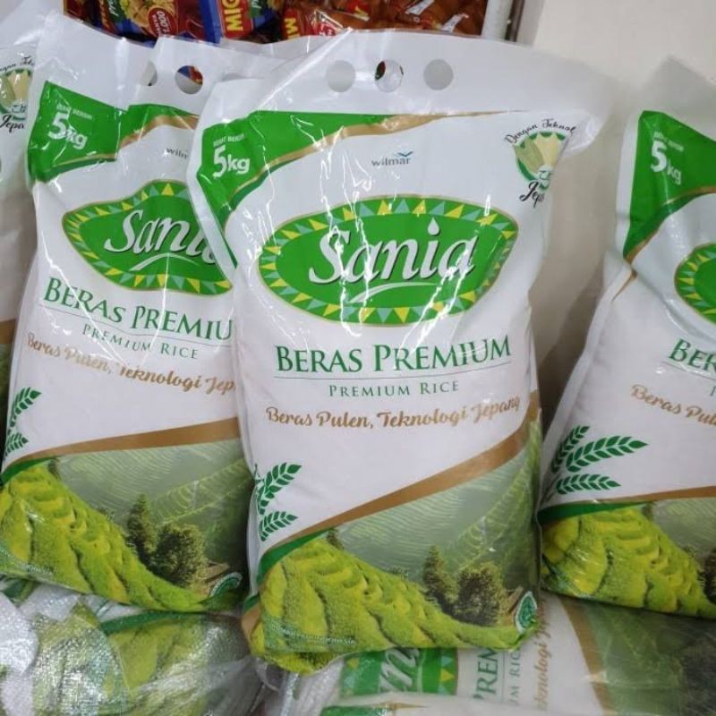 produk BERAS PREMIUM SANIA 5KG TERLARIS