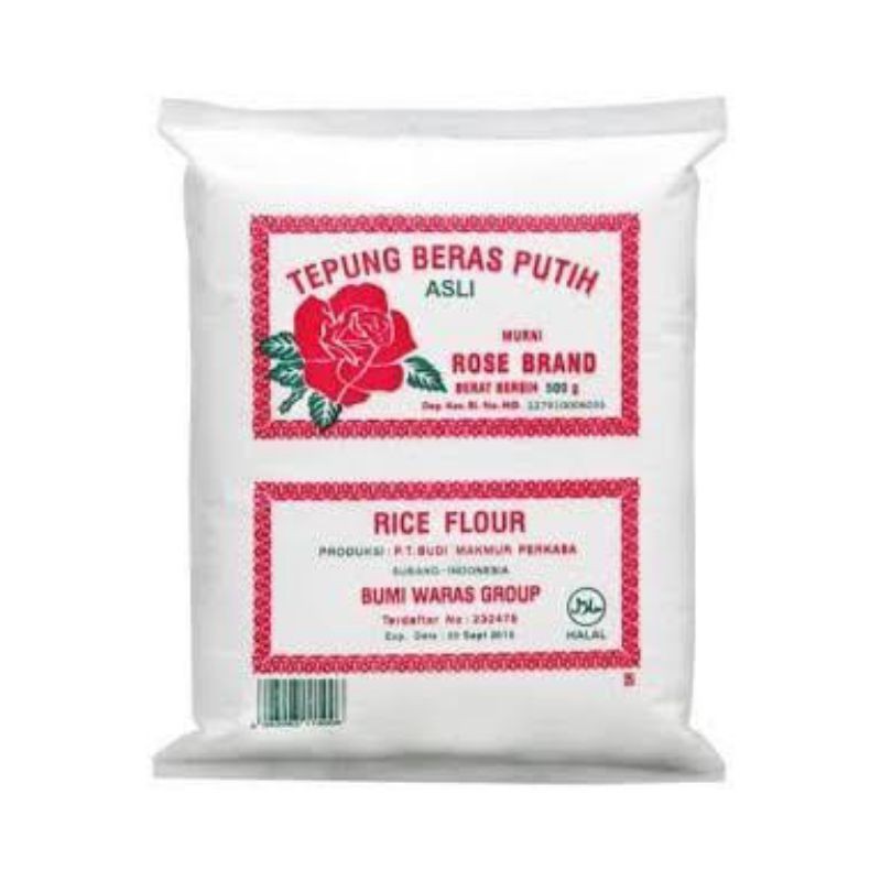 produk Tepung Beras Putih Rose Brand 500g