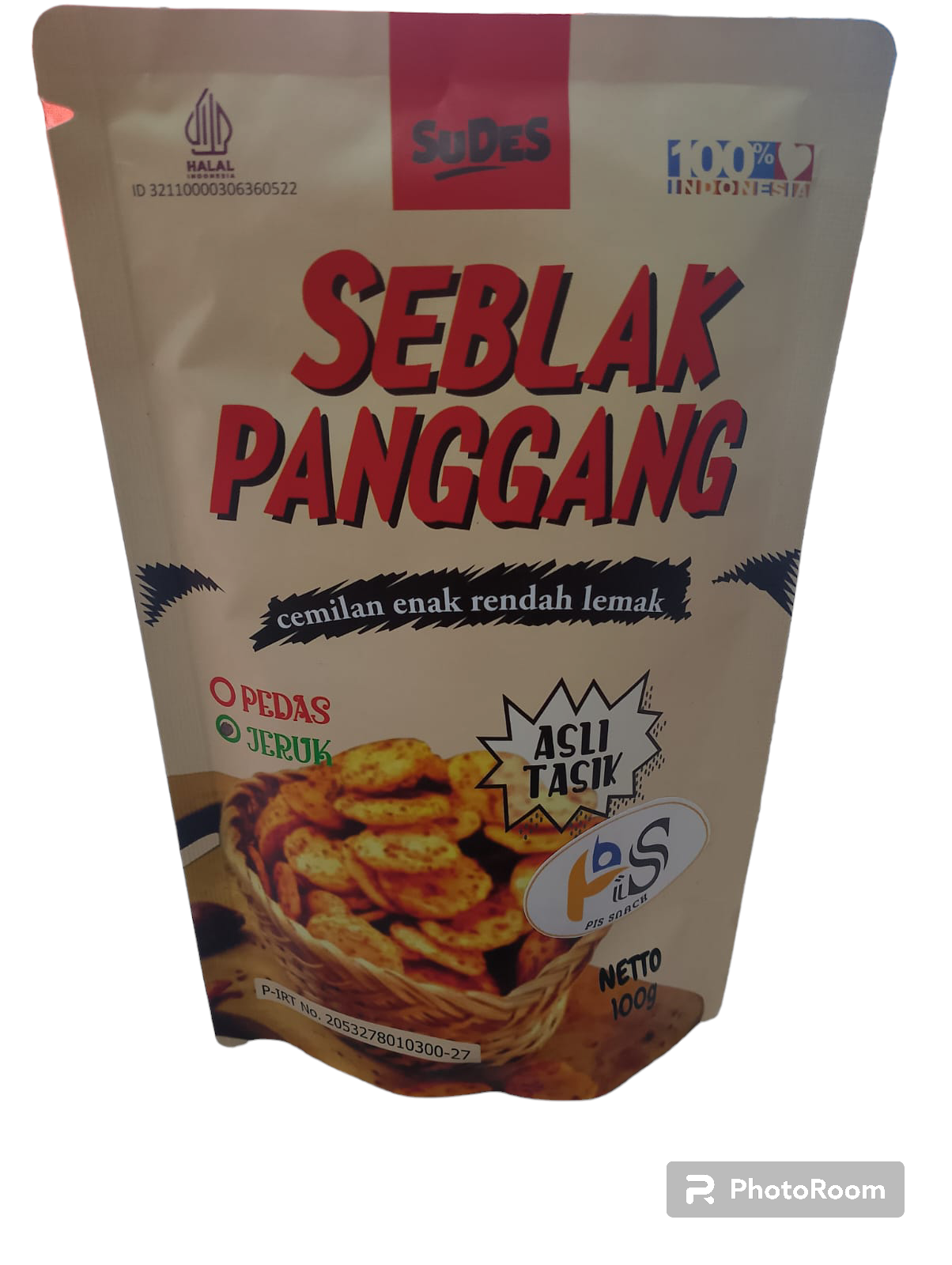 produk Seblak Panggang cemilan enak rendak lemak 100gr