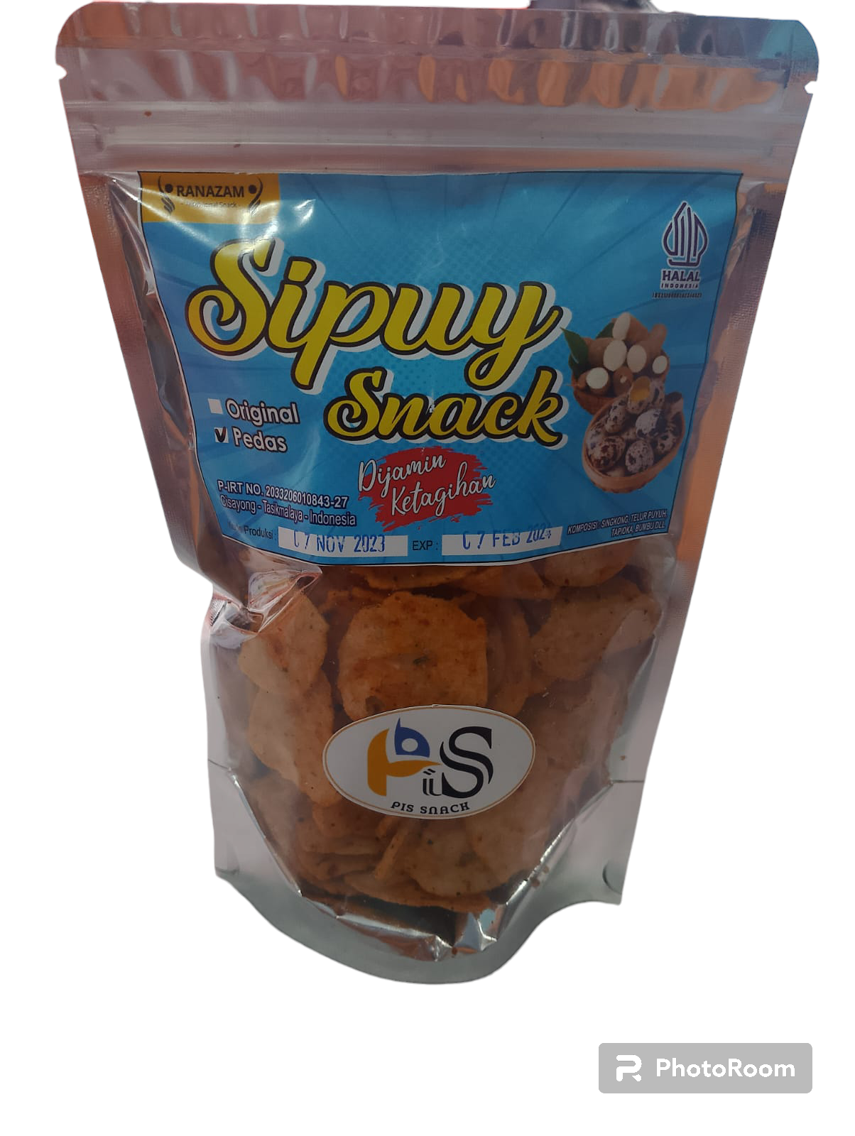 produk Sipuy Snack cemilan Singkong enak rendak lemak 100gr