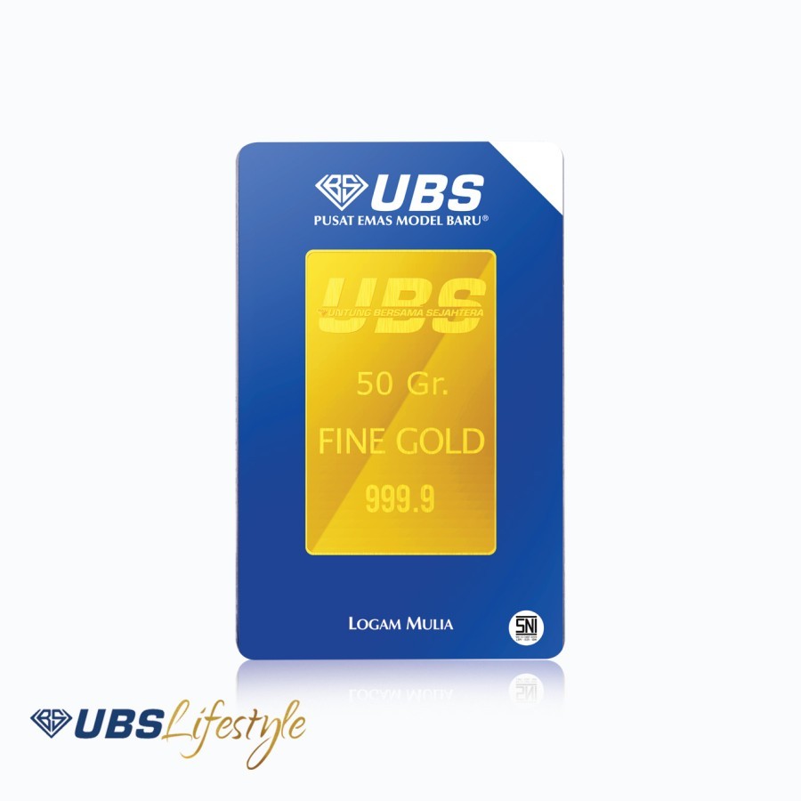 produk UBS Logam Mulia 50 Gram Klasik LOGAM MULIA