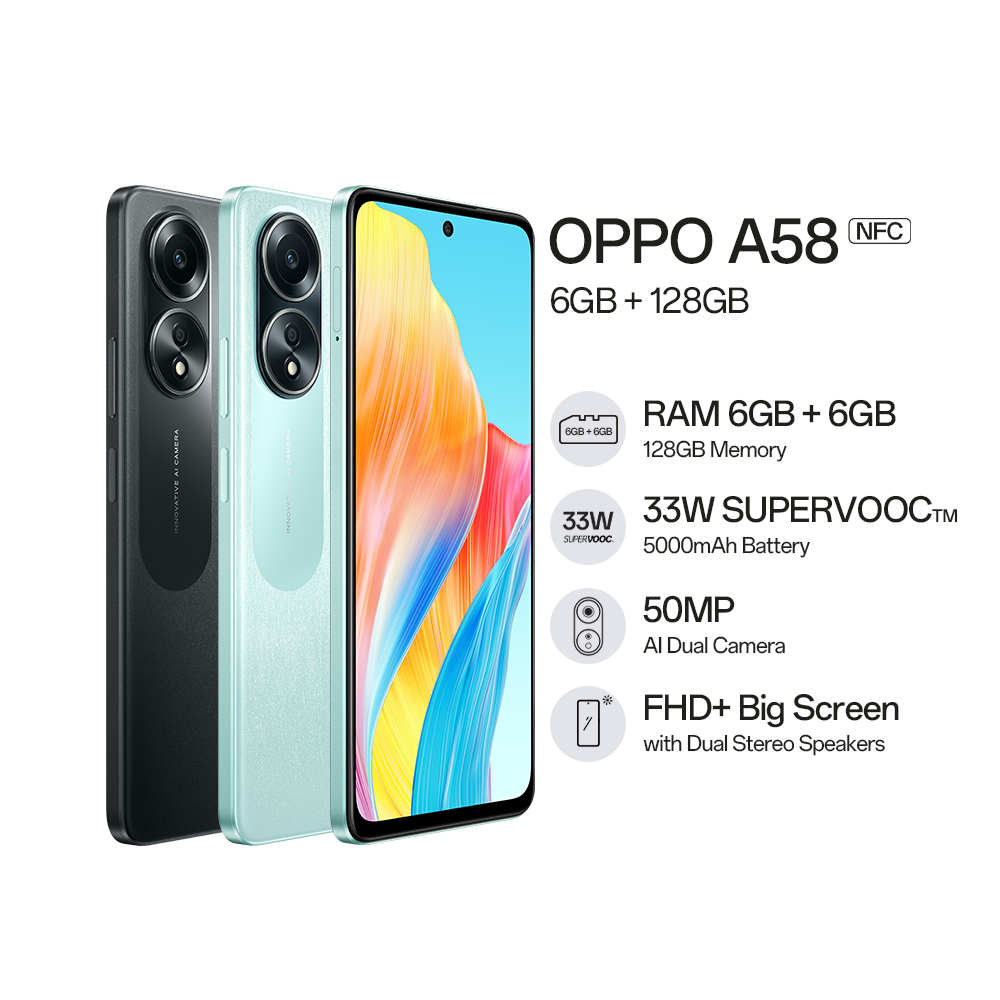 produk HP Oppo A58