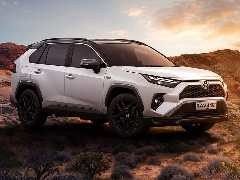 produk Toyota ALL NEW RAV4 GR SPORT PHEV Platinum White Pearl