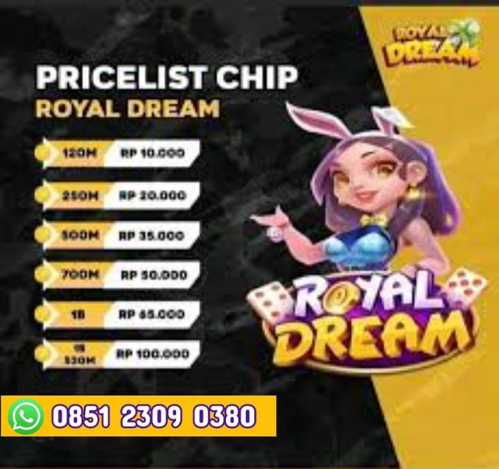 produk Open 24 jam Terima Bongkar Chip Royal Dream Wa 085123090380