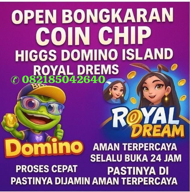 produk KHUSUS BONGKAR CHIP ROYAL DOMINO AMANAH
