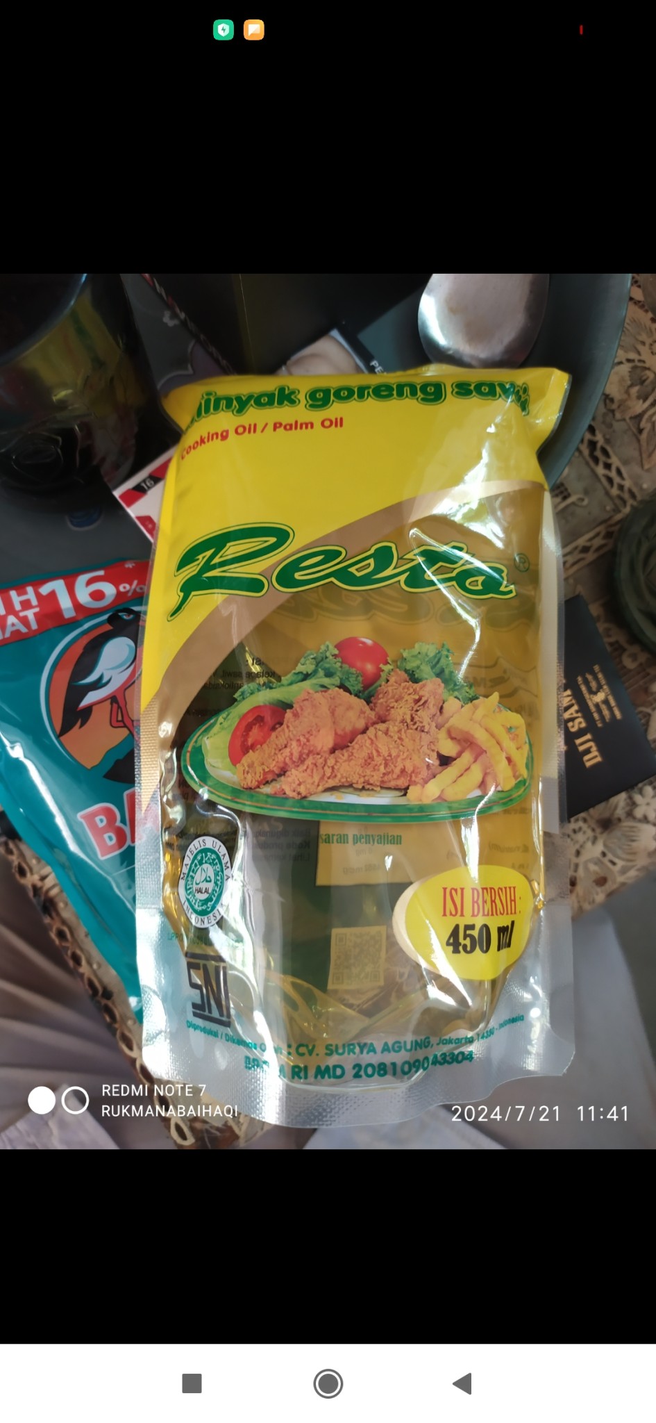 produk Minyak goreng