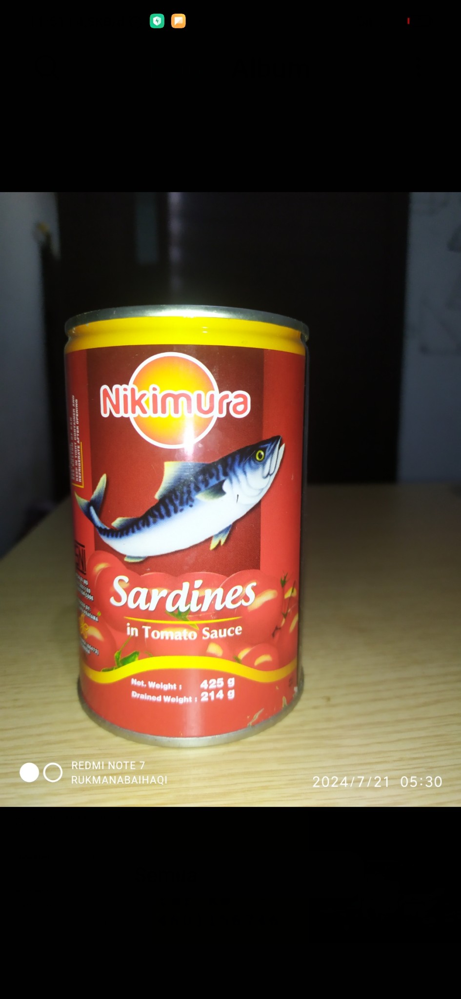 produk Makanan kaleng SARDINES merk NIKIMURA