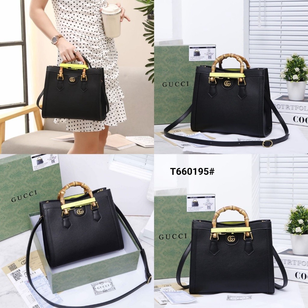 produk Tas wanita Import BRAND GUCCI warna Hitam