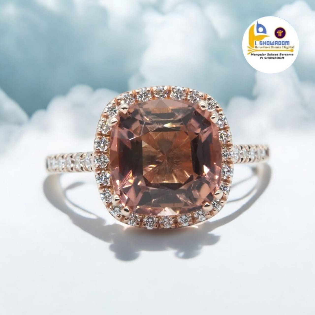 produk Cincin Berlian Pink